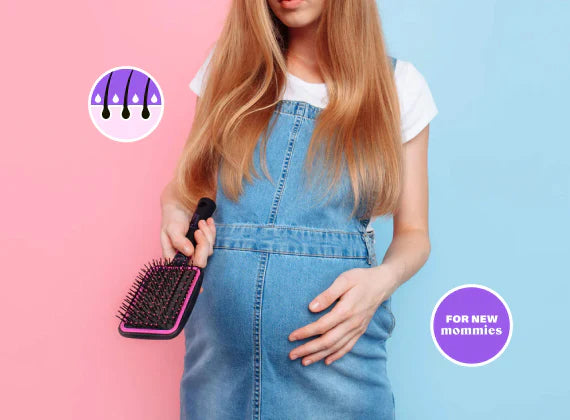 Kako ustaviti izpadanje las med nosečnostjo