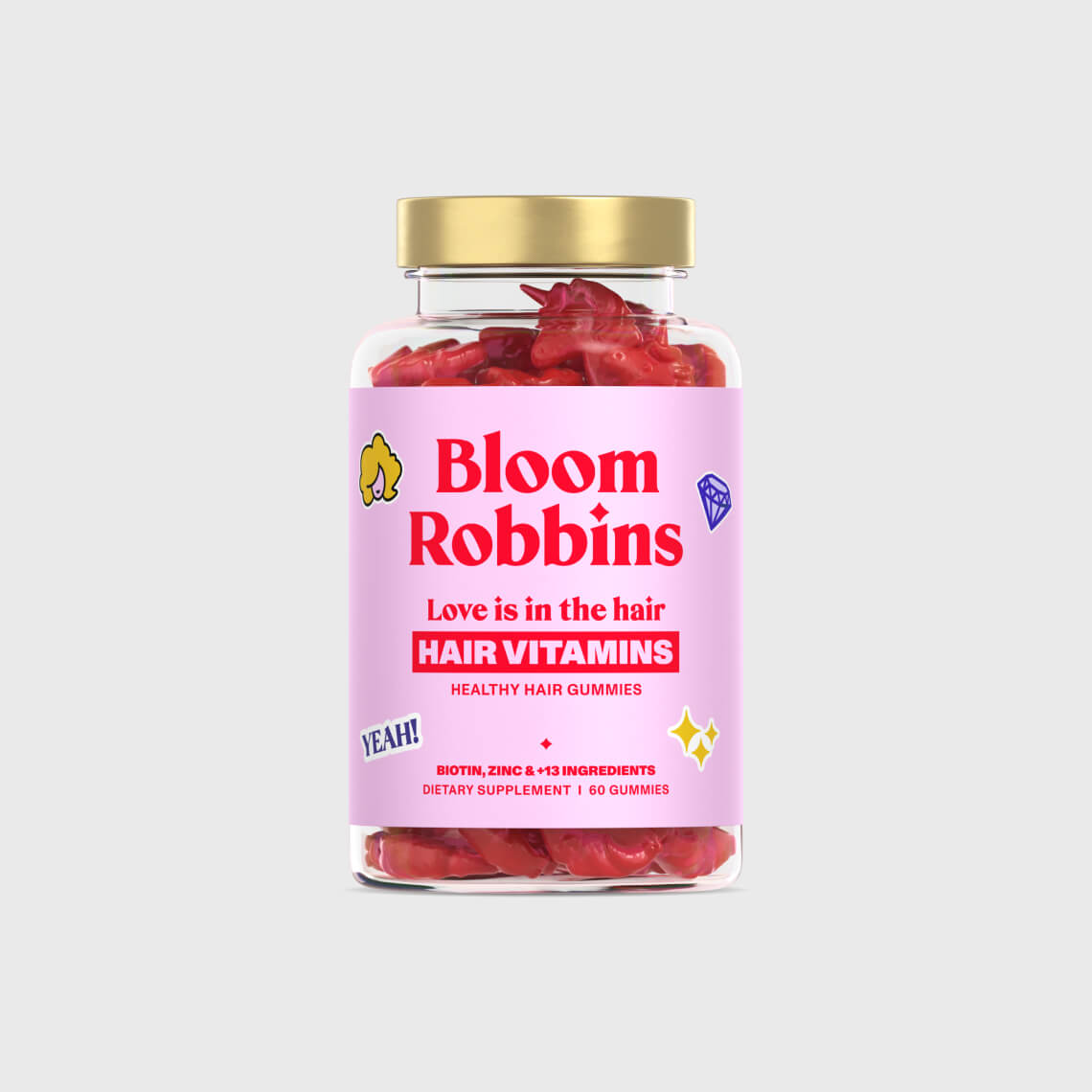 Vitamini za lase z biotinom -  vitaminski gumijasti bomboni