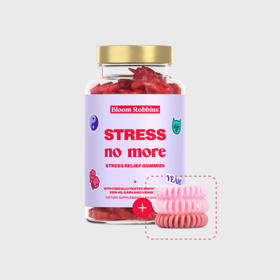 Vitamini proti stresu z ašvagandho - vitaminski gumijasti bomboni