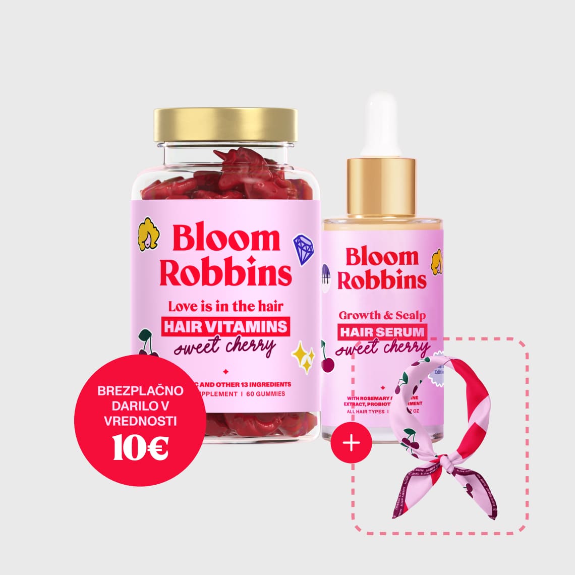 Omejena Izdaja SWEET CHERRY - Duo za rast las