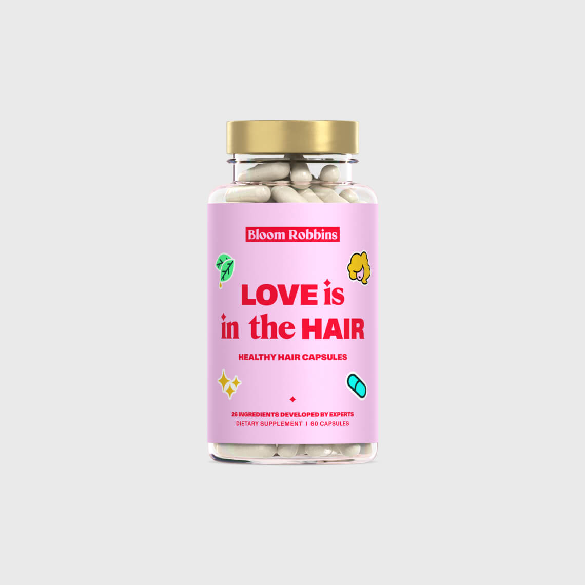 Vitamini za lase z biotinom - kapsule