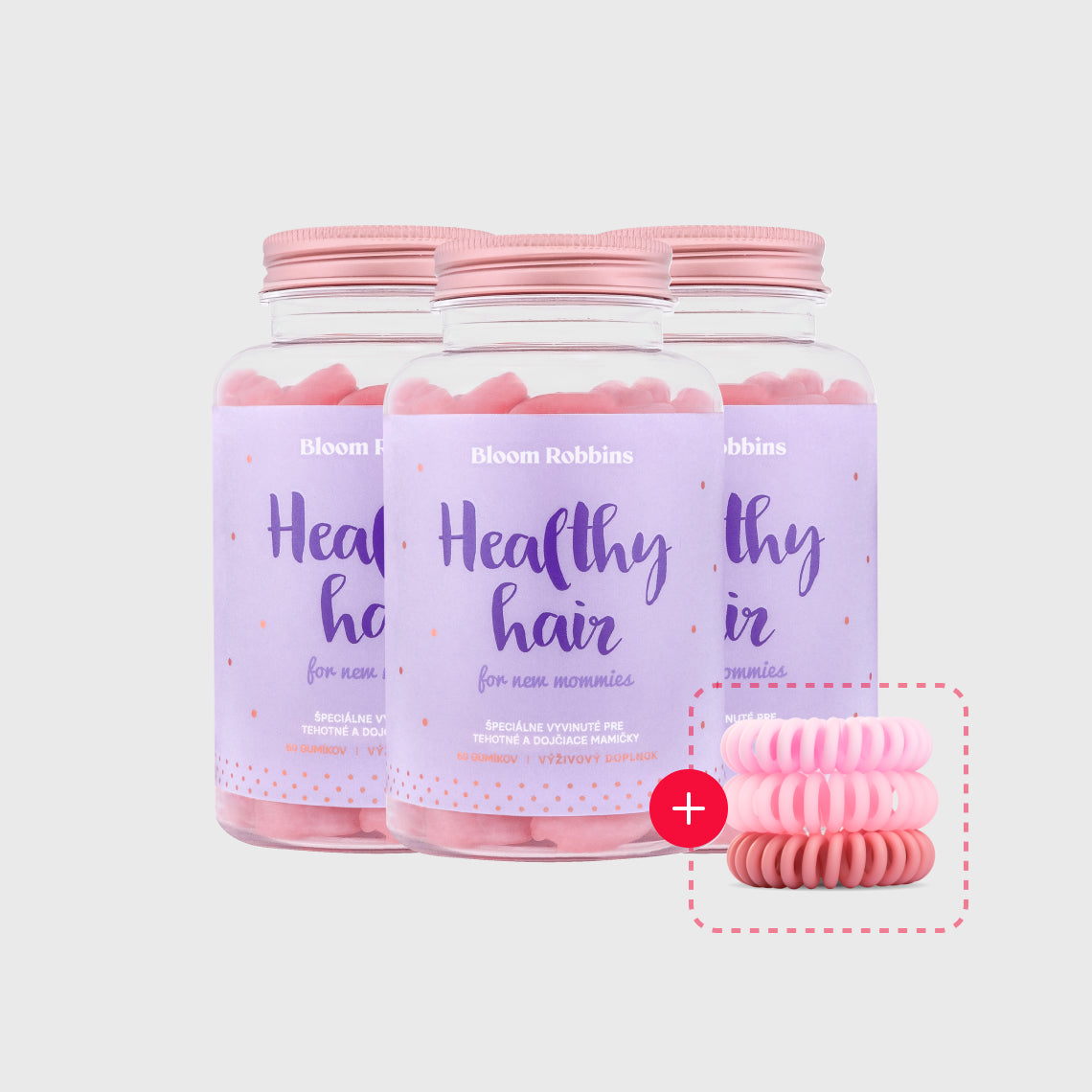 Vitamini za lase za mamice - vitaminski gumijasti bomboni - Retro izdaja
