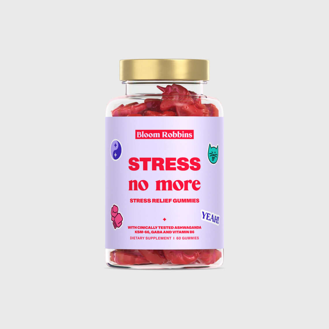 Vitamini proti stresu z ašvagandho - vitaminski gumijasti bomboni